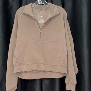 Nike Dri-FIT Brown Quarter-Zip